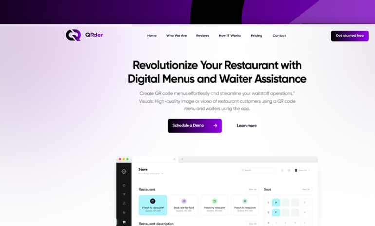 QRder Web Application