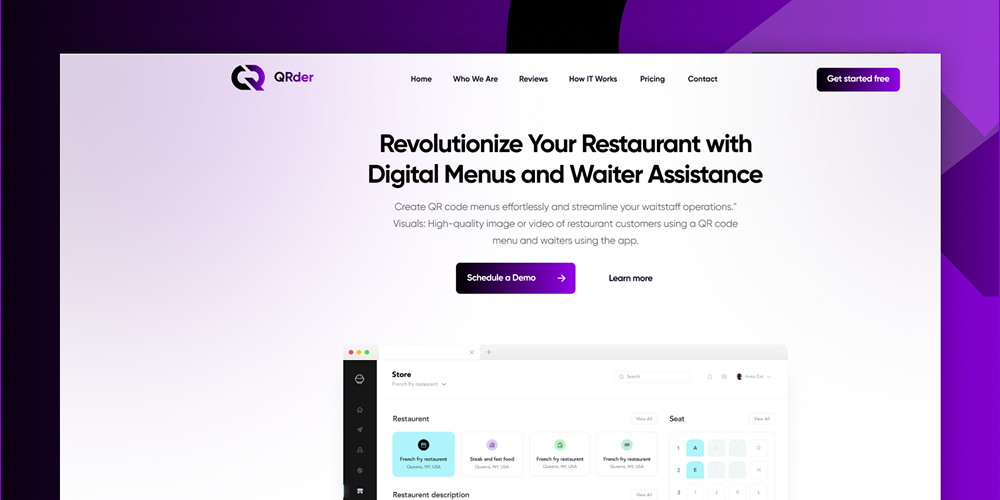 QRder Web Application